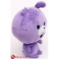 ICTI Audited Factory Haute qualité Costume promotionnel pourpre violet peluche jouets